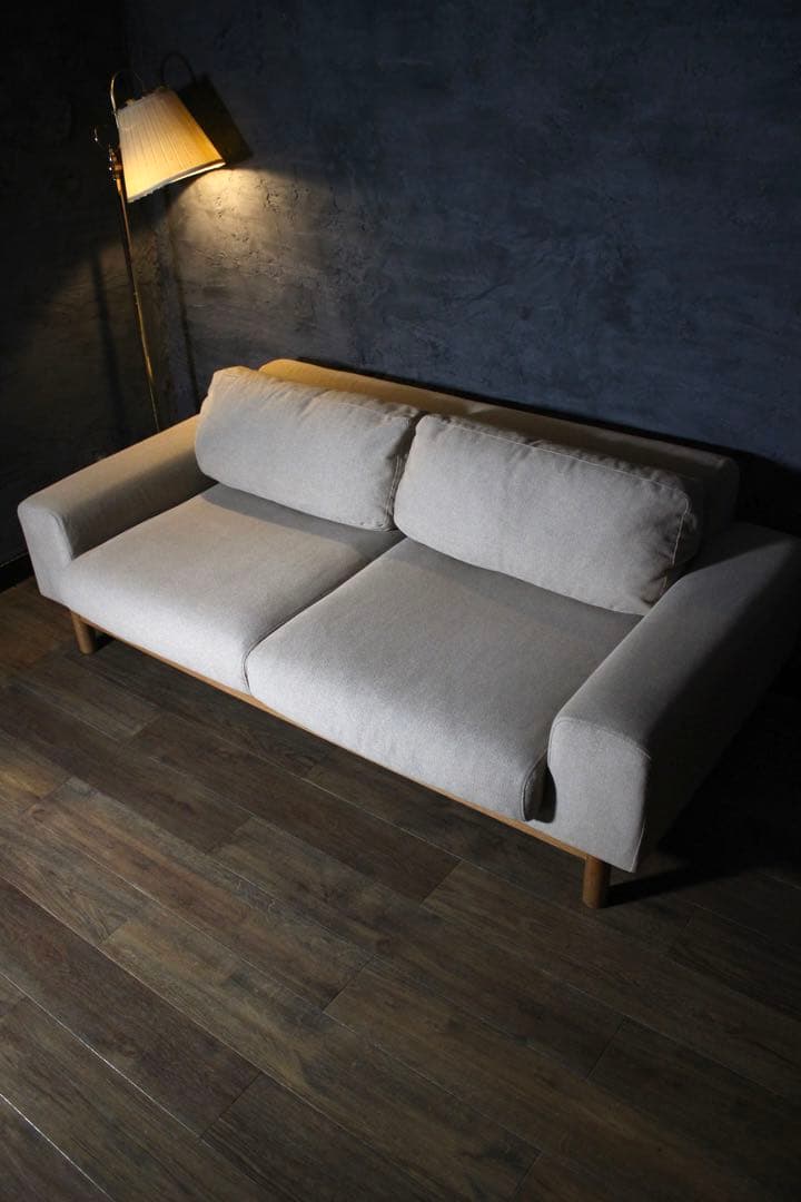 首都圏送無料〜SIEVE バージュ　極上コンディション　2人掛け　ソファ　15万