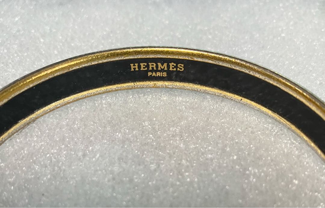 HERMES 魚とコーラル模様 バングル