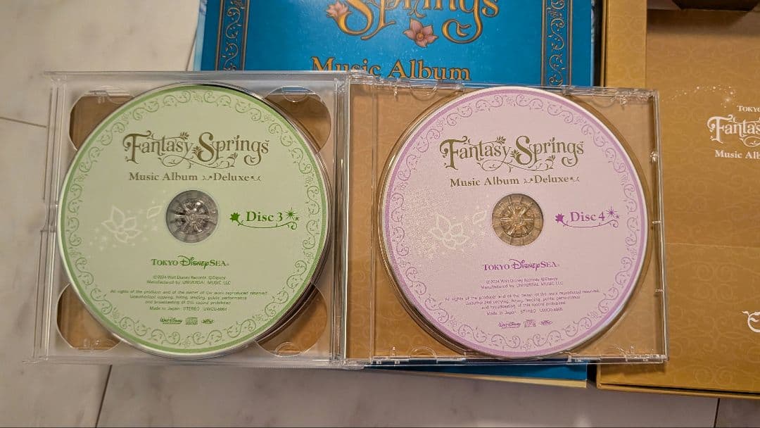 ディズニーシー ファンタジースプリングス ミュージック・アルバム デラックス