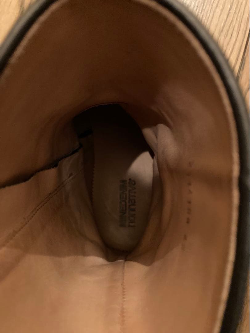 MINEDENIM × NONNATIVE サイドジップブーツ