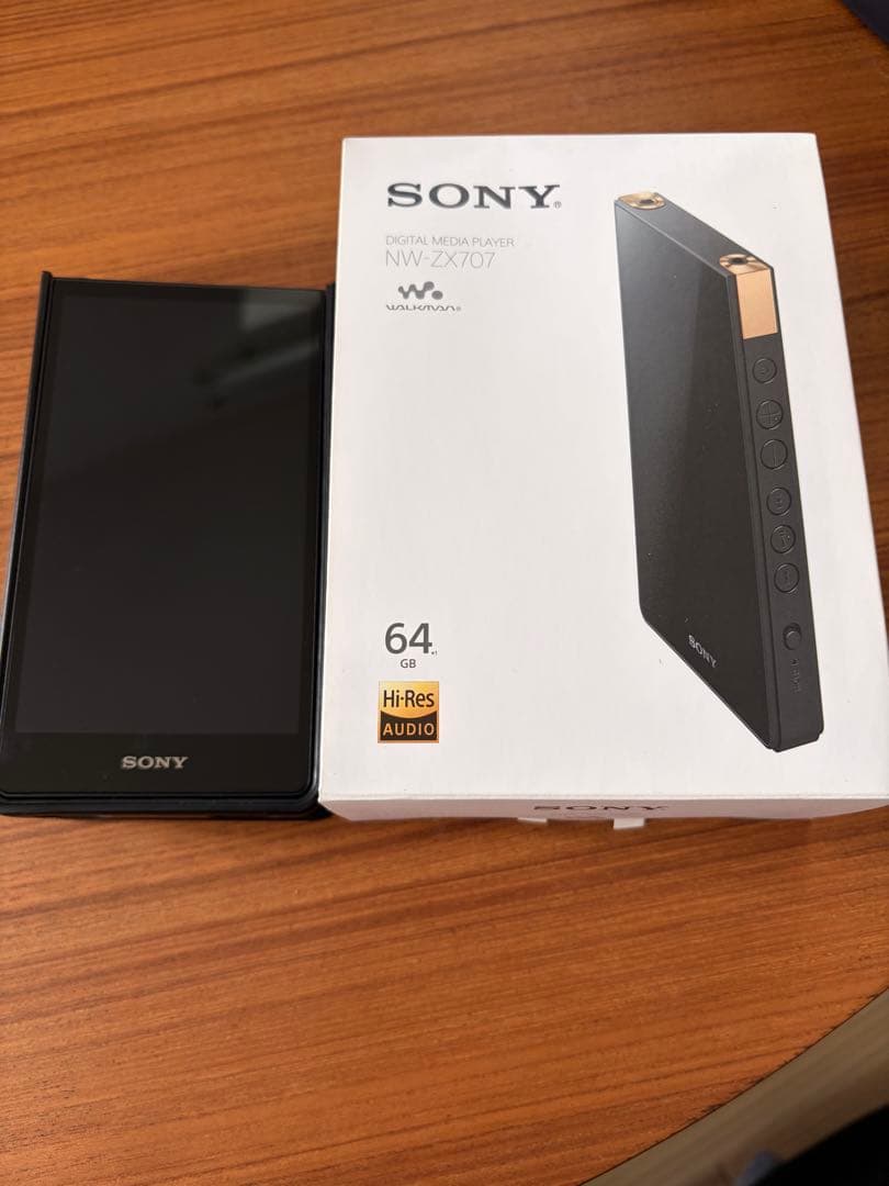 SONY ウォークマン NW-ZX707 純正保護ケース付き