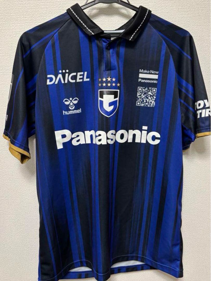 ガンバ大阪2025年レプリカユニフォーム 中谷進之介　旧エンブレムビブスもセット