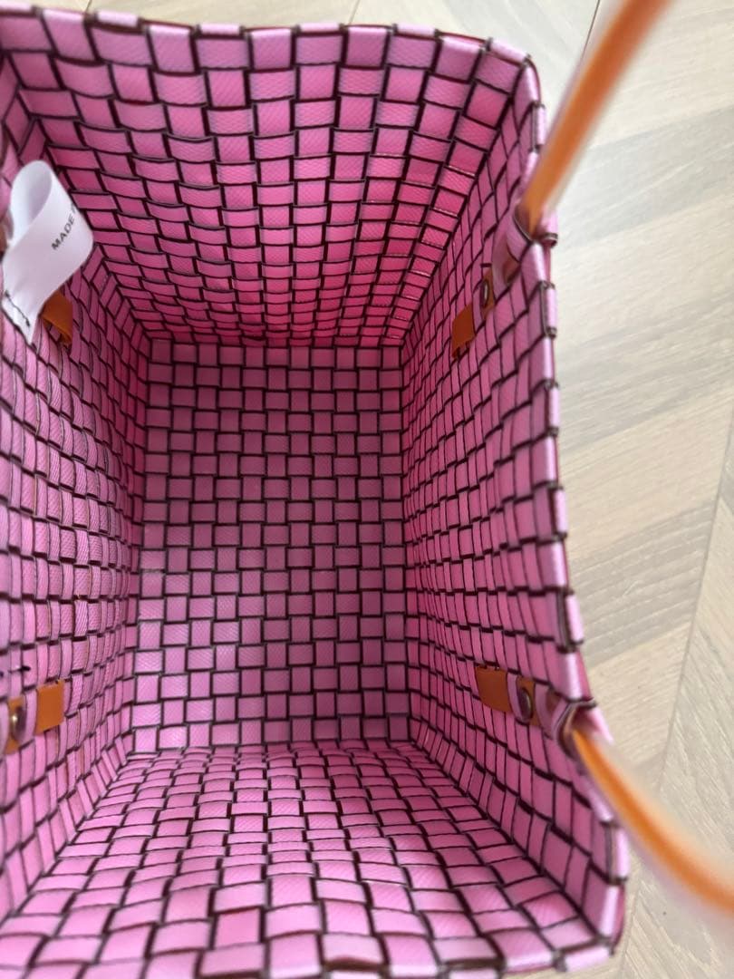 MARNI アニマルバスケット　ピンクドッグ　カゴバッグ