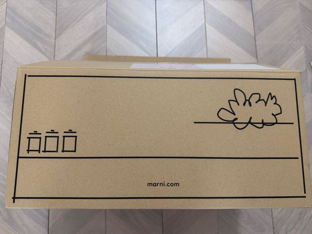 MARNI アニマルバスケット　ピンクドッグ　カゴバッグ