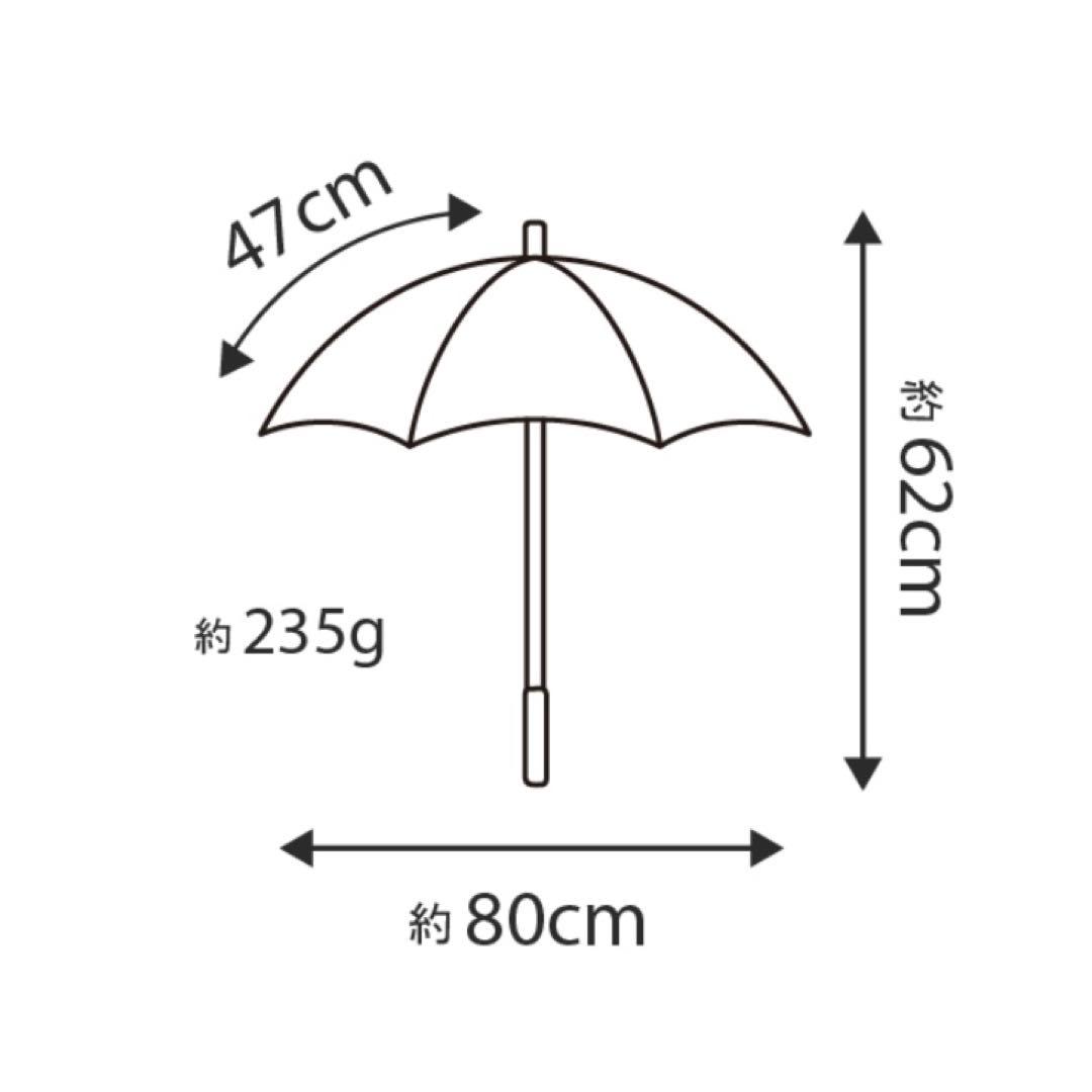 ★サンバリア100 日傘　長傘　S 無地　ホワイト