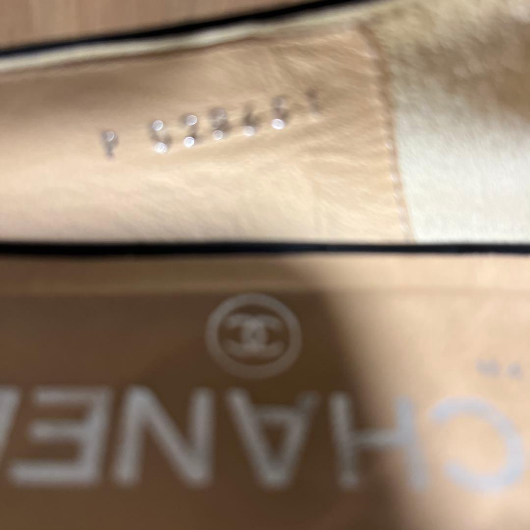 CHANEL シャネル　ブラック　フラットシューズ　サイズ37