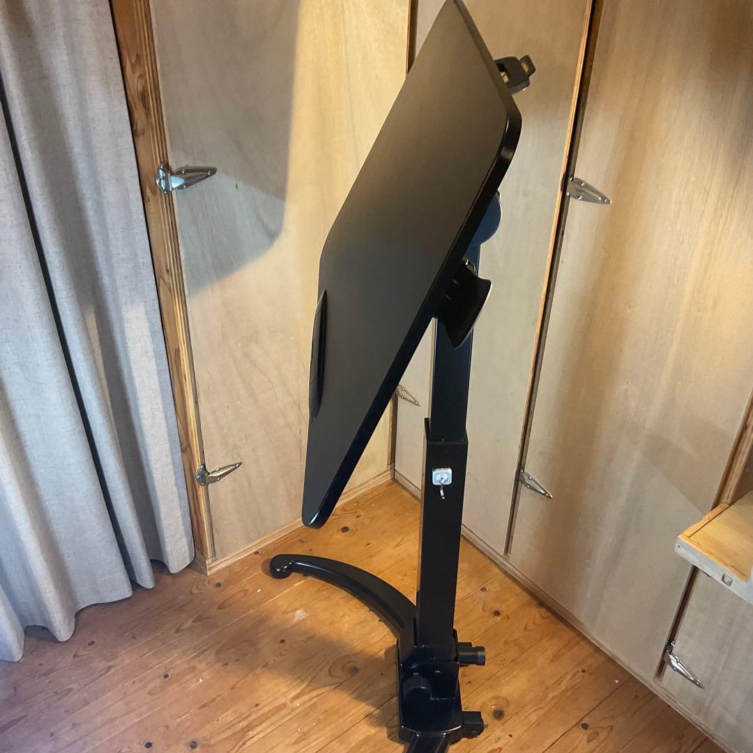 美品！モバイルラップトップ スタンディングデスク 折りたたみテーブル テレワーク
