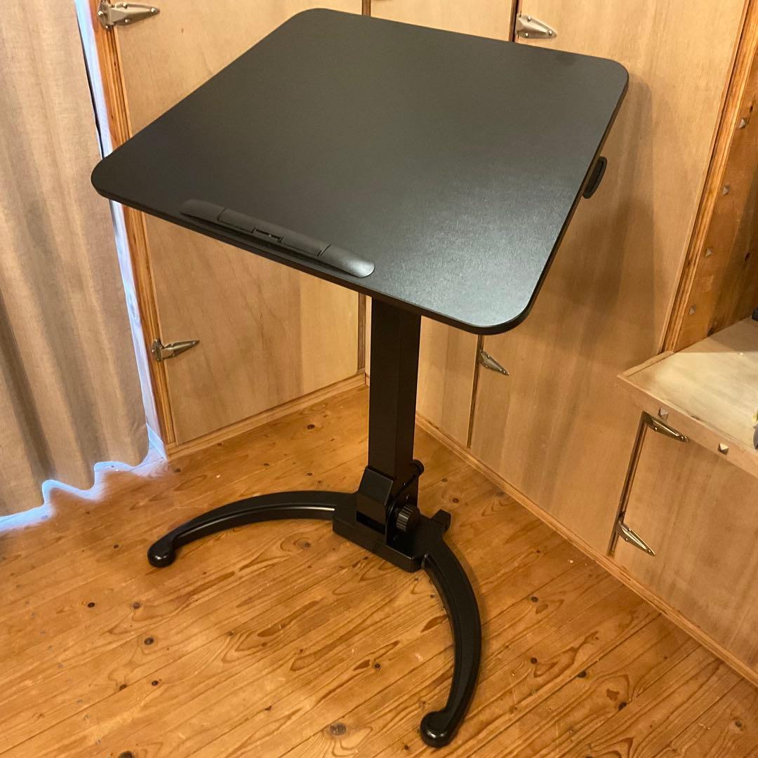 美品！モバイルラップトップ スタンディングデスク 折りたたみテーブル テレワーク