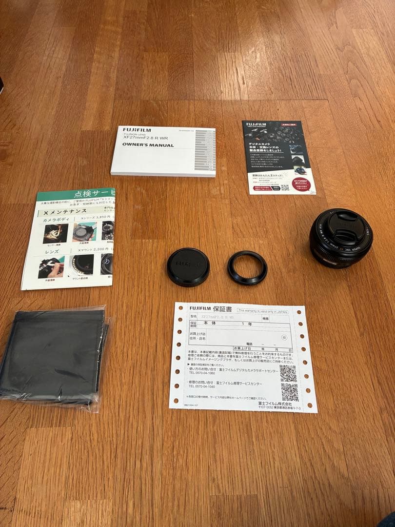【美品】FUJIFILM XF27mmF2.8 R WR お値下げ致しました！