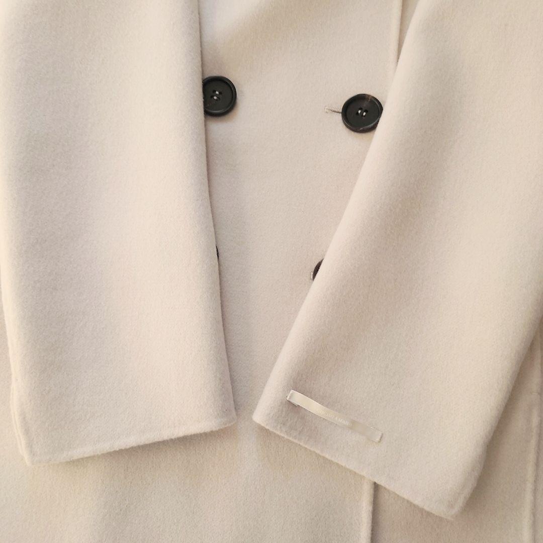 'S Max Mara　ピュアヴァージンウールダブルフェイスコート　エクリュ
