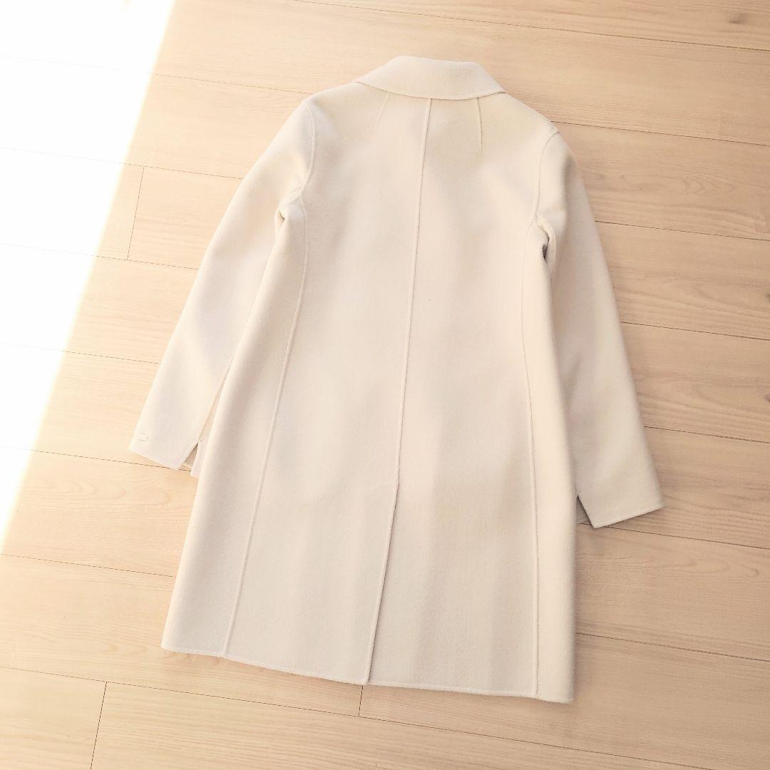 'S Max Mara　ピュアヴァージンウールダブルフェイスコート　エクリュ