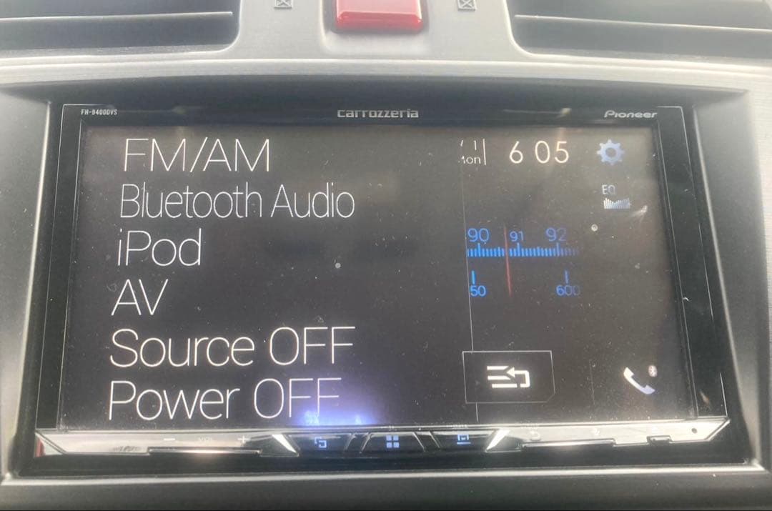 Pioneer カロッツェリア FH-9400DVSカーナビ