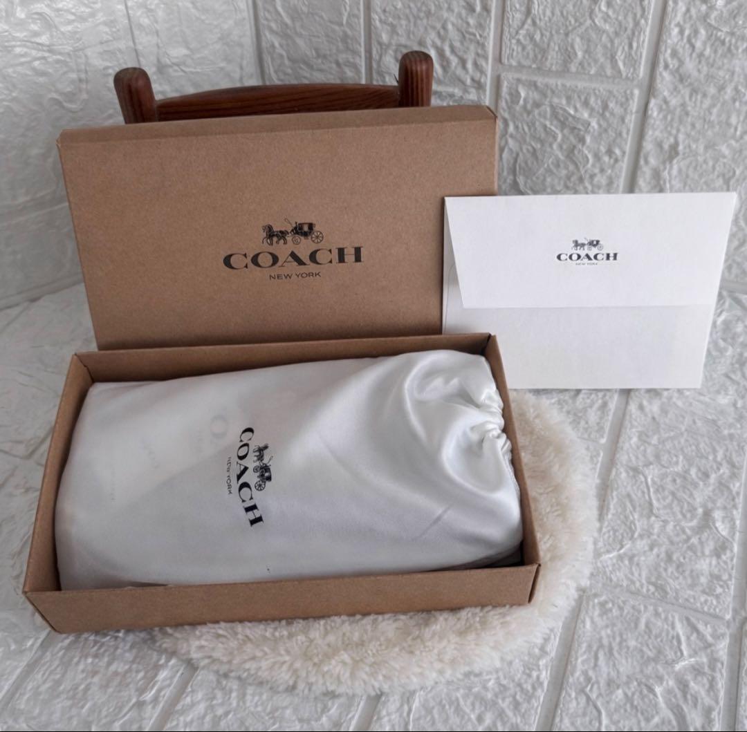 【コーチ／ C3547】新品 シグネチャー デニムマルチ 長財布 ストラップ付