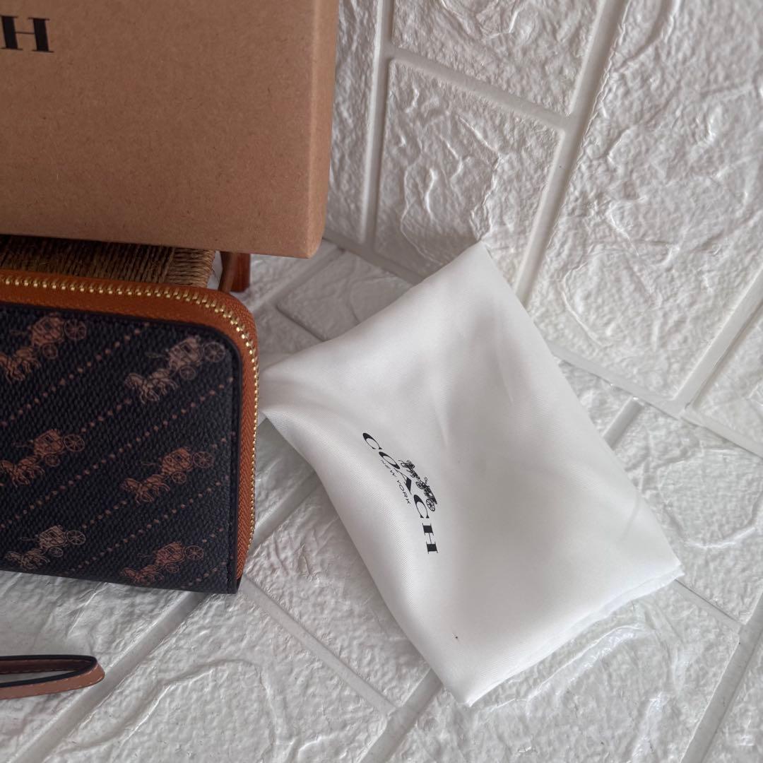 【コーチ／ C3547】新品 シグネチャー デニムマルチ 長財布 ストラップ付