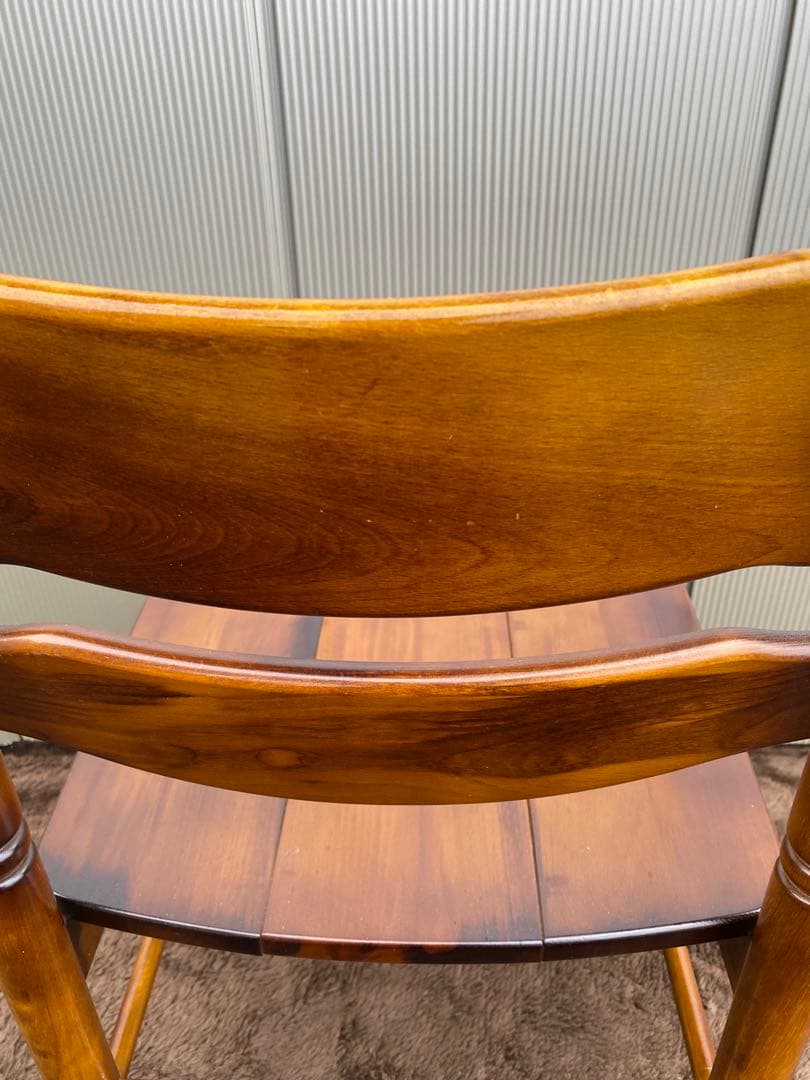 m*i様 オールドカリモク　コロニアル　ダイニングチェア　2脚セット　椅子　馬車