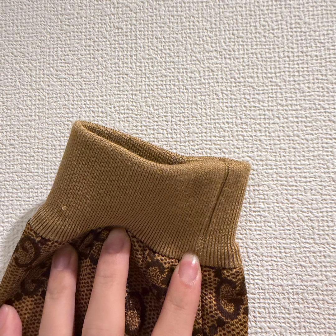 Gucci ロゴ入りジャージ 青/茶色/赤/白