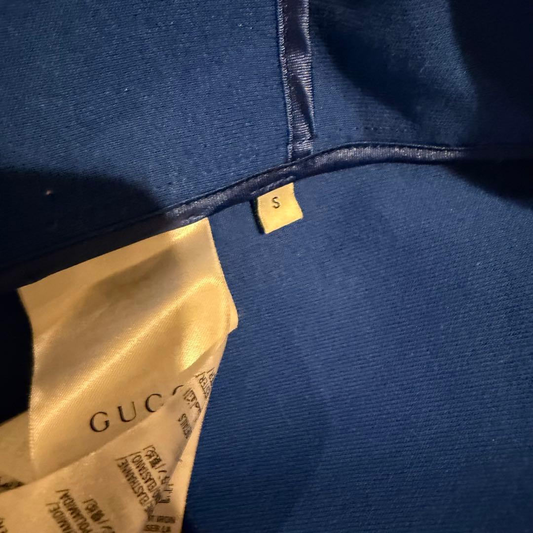 Gucci ロゴ入りジャージ 青/茶色/赤/白