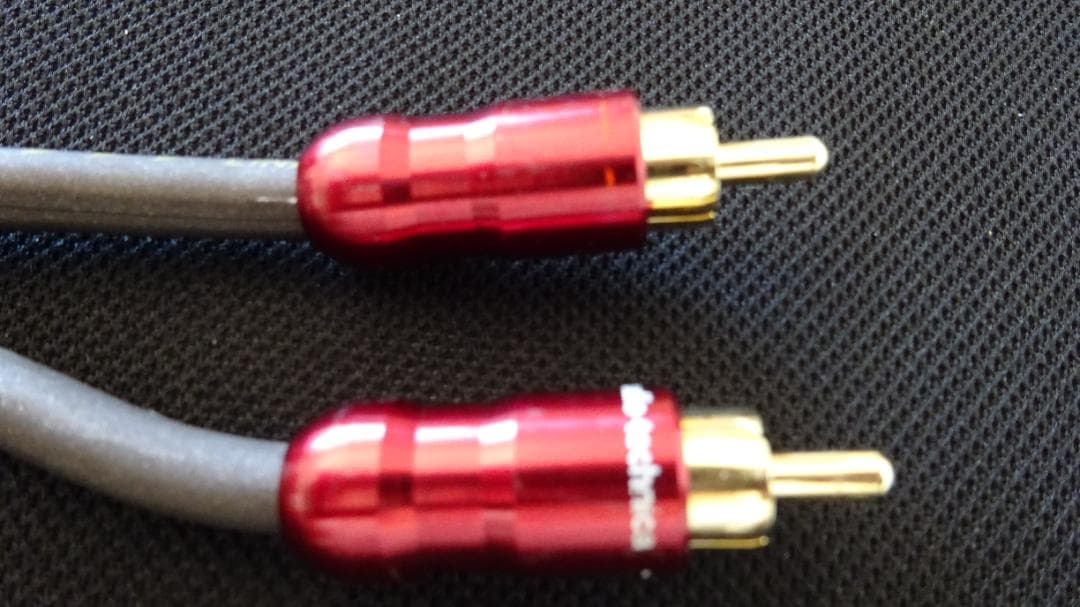 オーディオテクニカRCAケーブル　5m x 2組