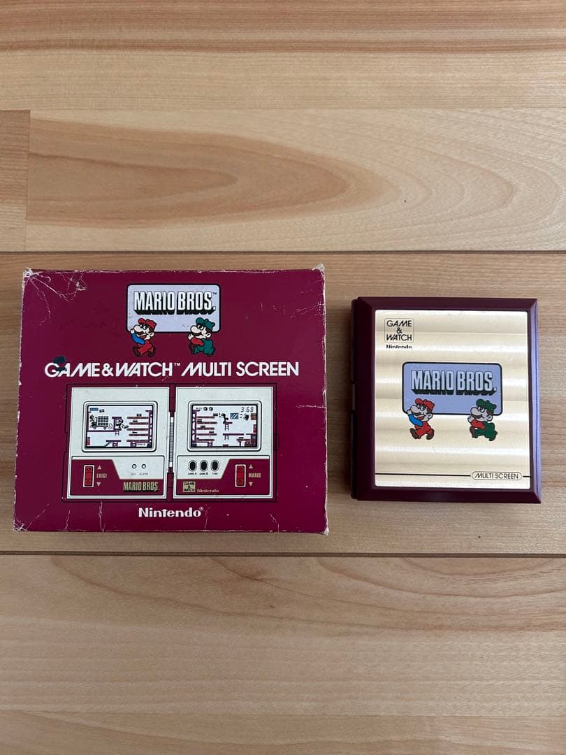 ゲーム&ウオッチ マリオブラザーズ　レトロ品【8月30日まで出品】