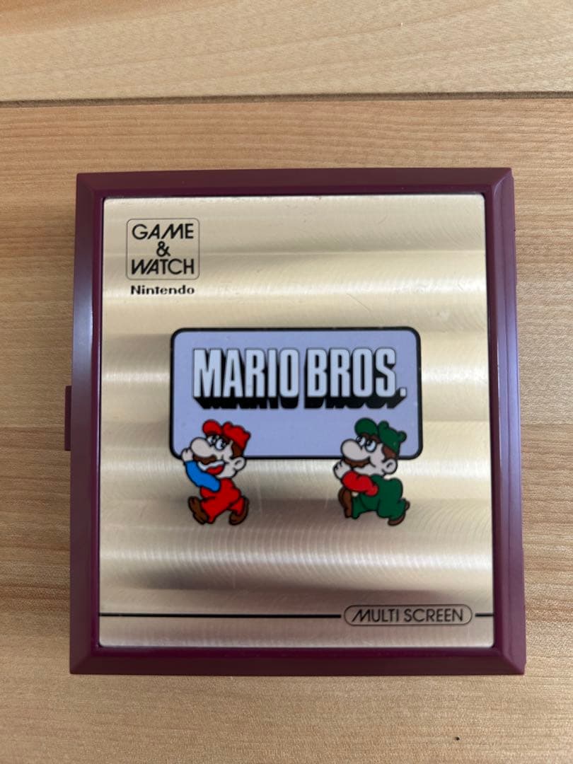 ゲーム&ウオッチ マリオブラザーズ　レトロ品【8月30日まで出品】