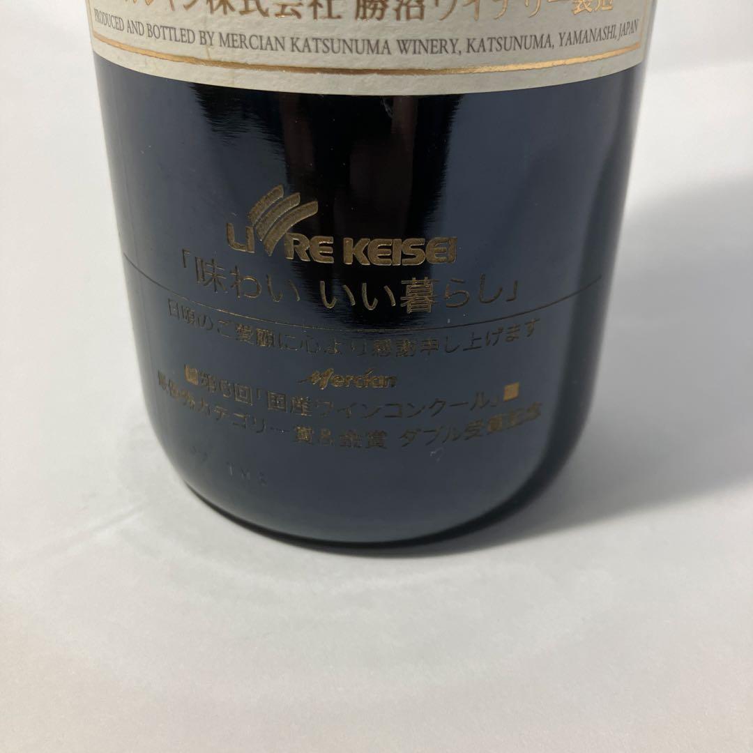 Château Mercian 2003 年【赤】メルロー プライベートリザーブ