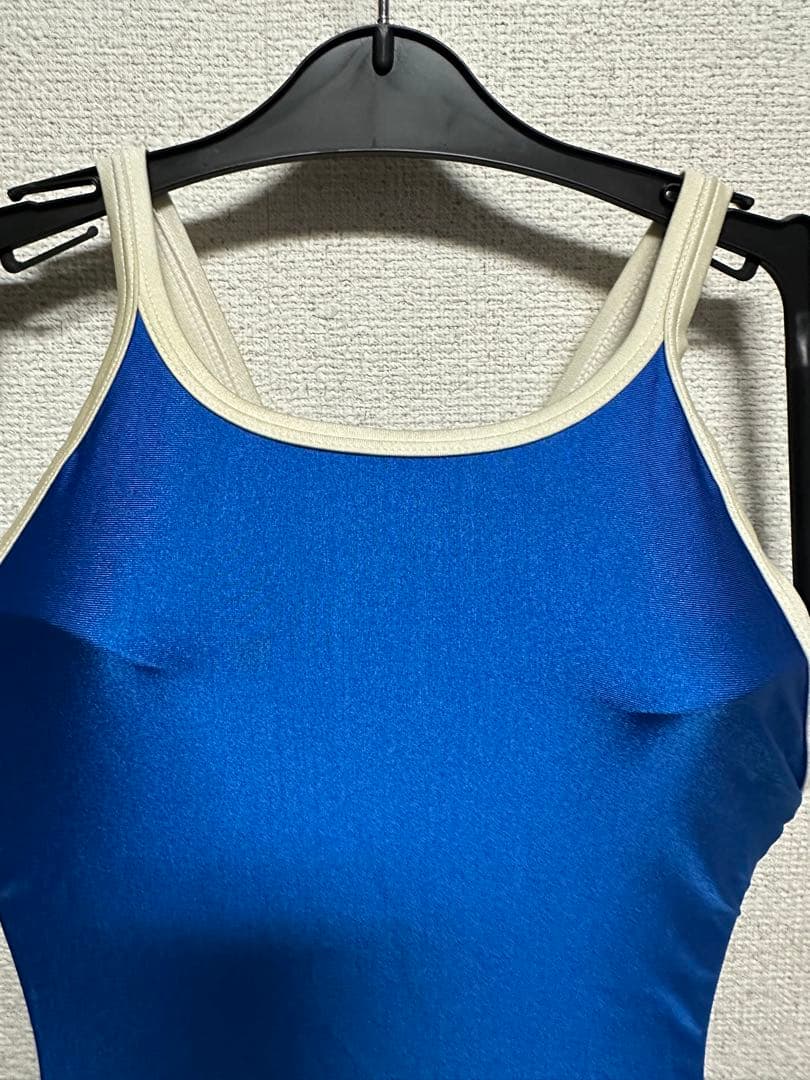 競泳水着 アリーナ arena Mサイズ ABL 青 パイピング 学年色