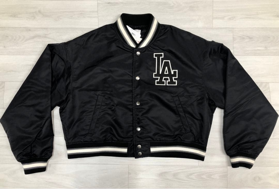 NEWERA Women's バーシティージャケット ドジャース スタジャン