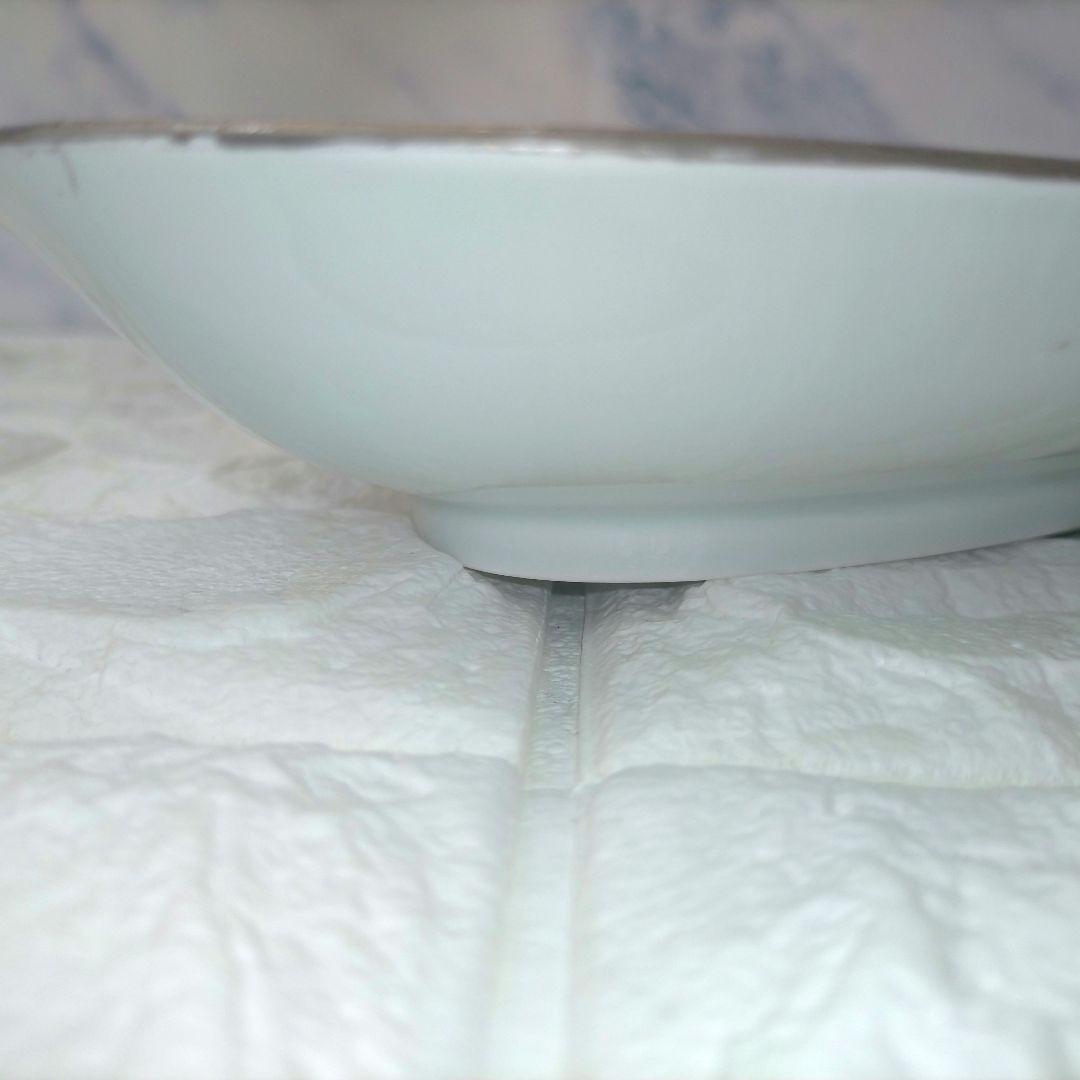 有田焼　文山窯　プラチナ牡丹　オーバルプレート　楕円皿　大皿　花柄食器　約37㎝