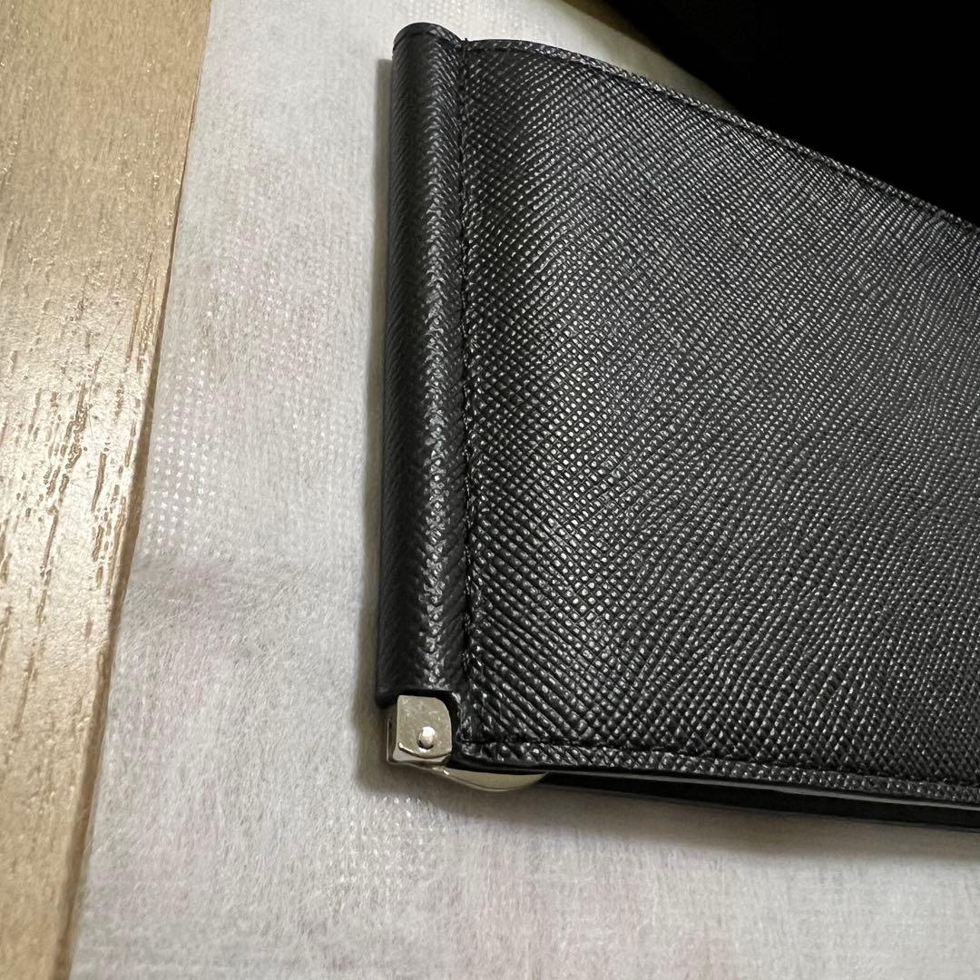 新品 ポールスミス ブライトストライププラー マネークリップ ２つ折り財布