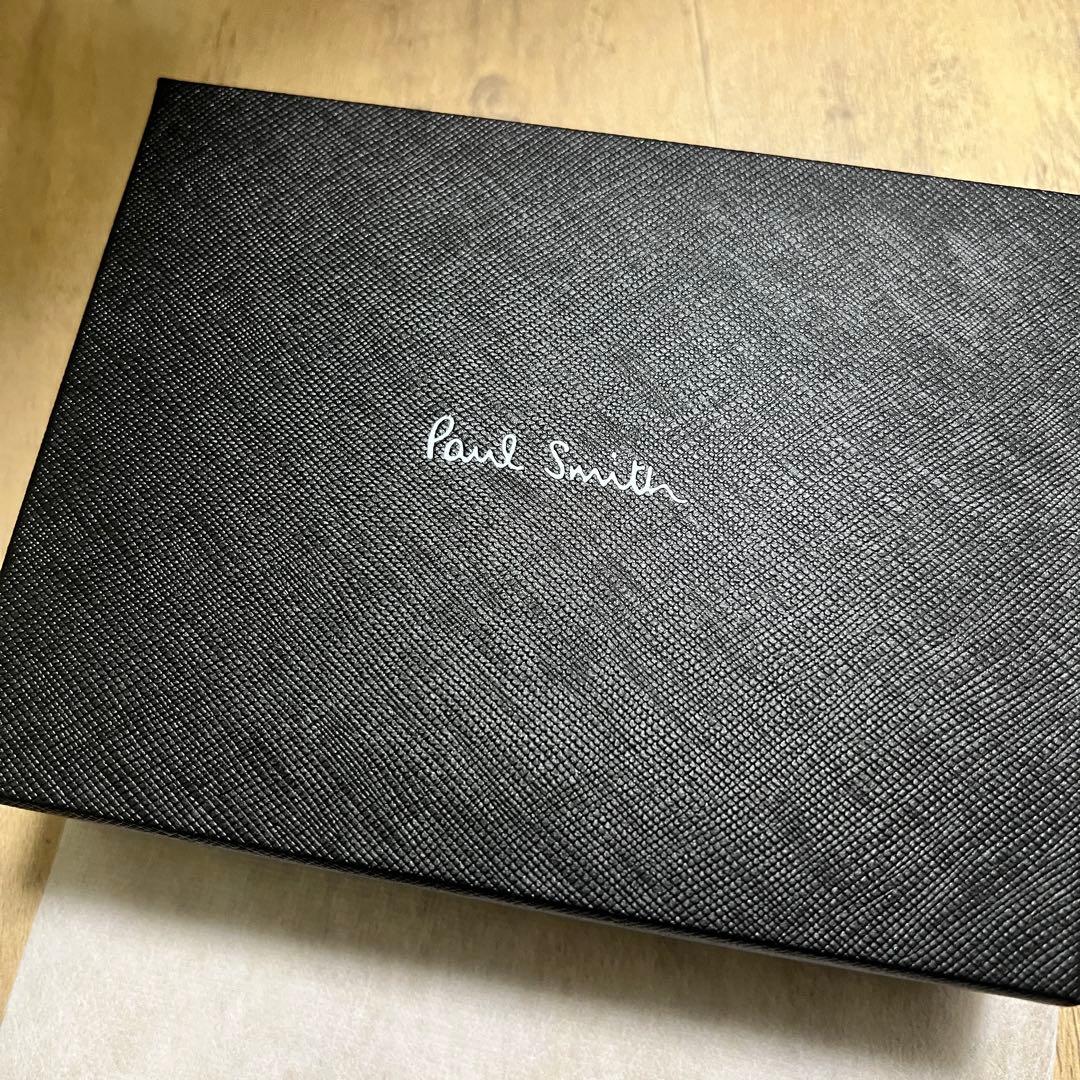 新品 ポールスミス ブライトストライププラー マネークリップ ２つ折り財布