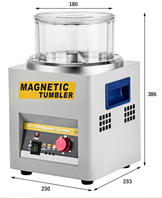 強力　磁気バレル精密研磨機 　大容量　つや出し　ポリッシング　ジュエリー研磨