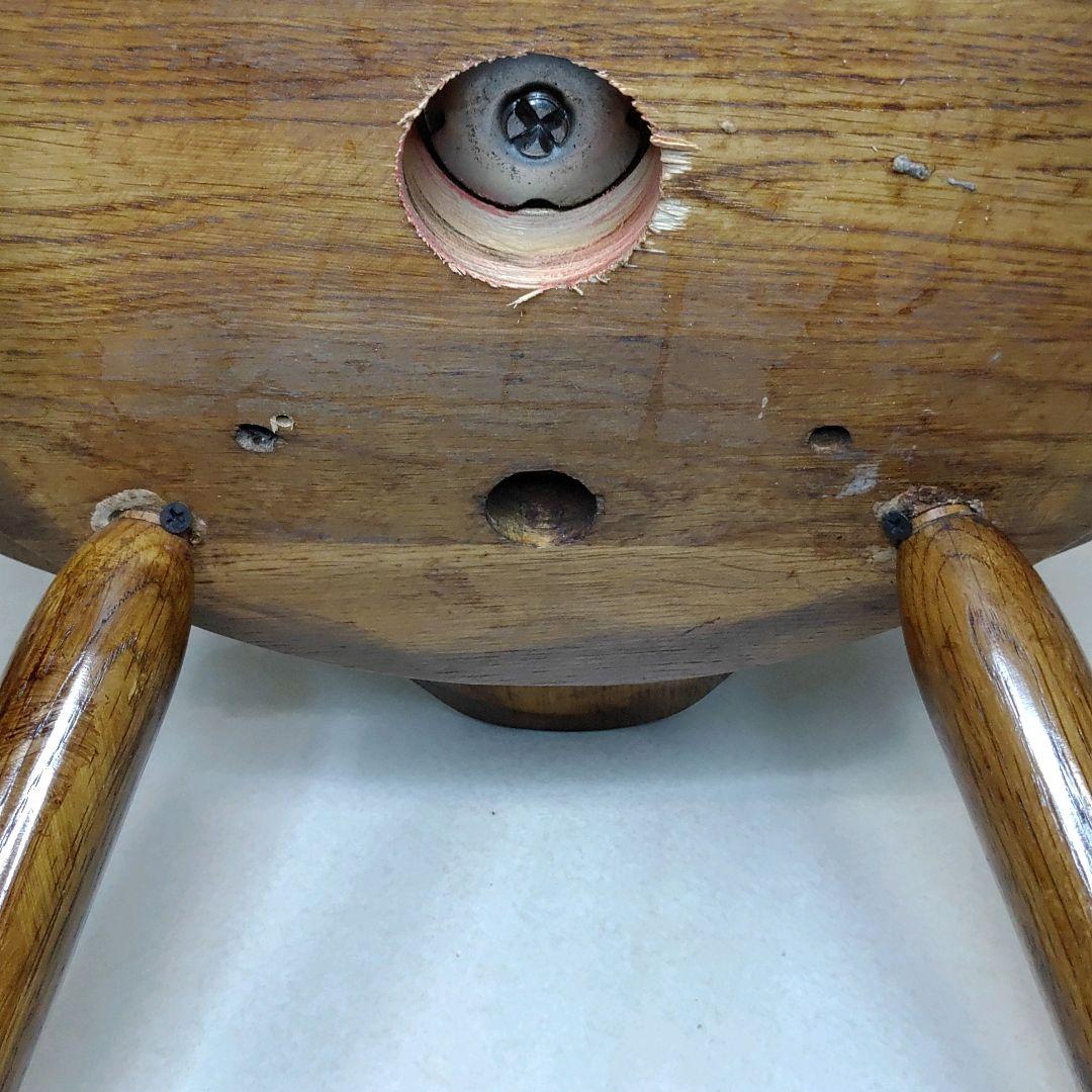 希少 回転式 英国 アンティーク ホイールバックチェア ヴィンテージチェア