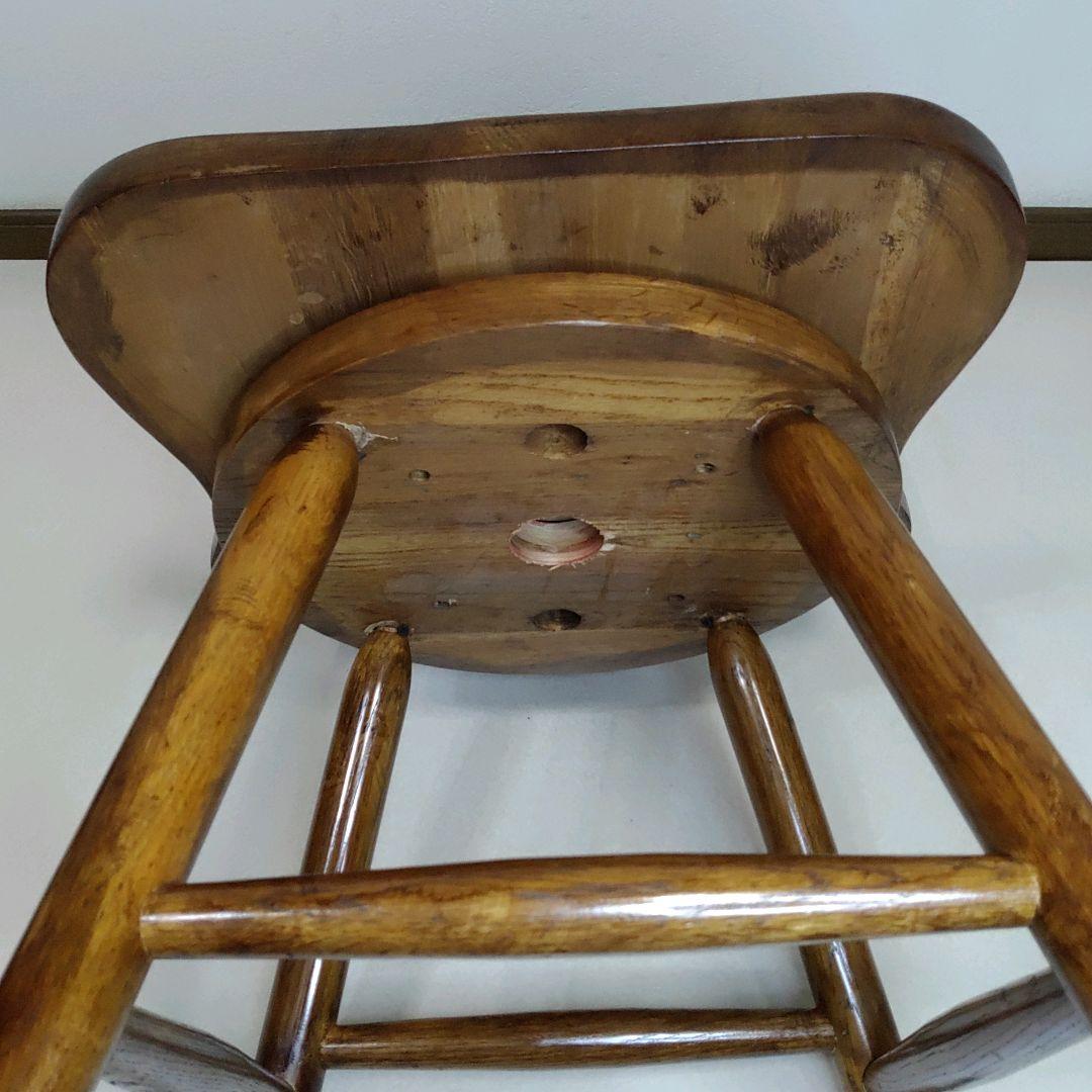 希少 回転式 英国 アンティーク ホイールバックチェア ヴィンテージチェア