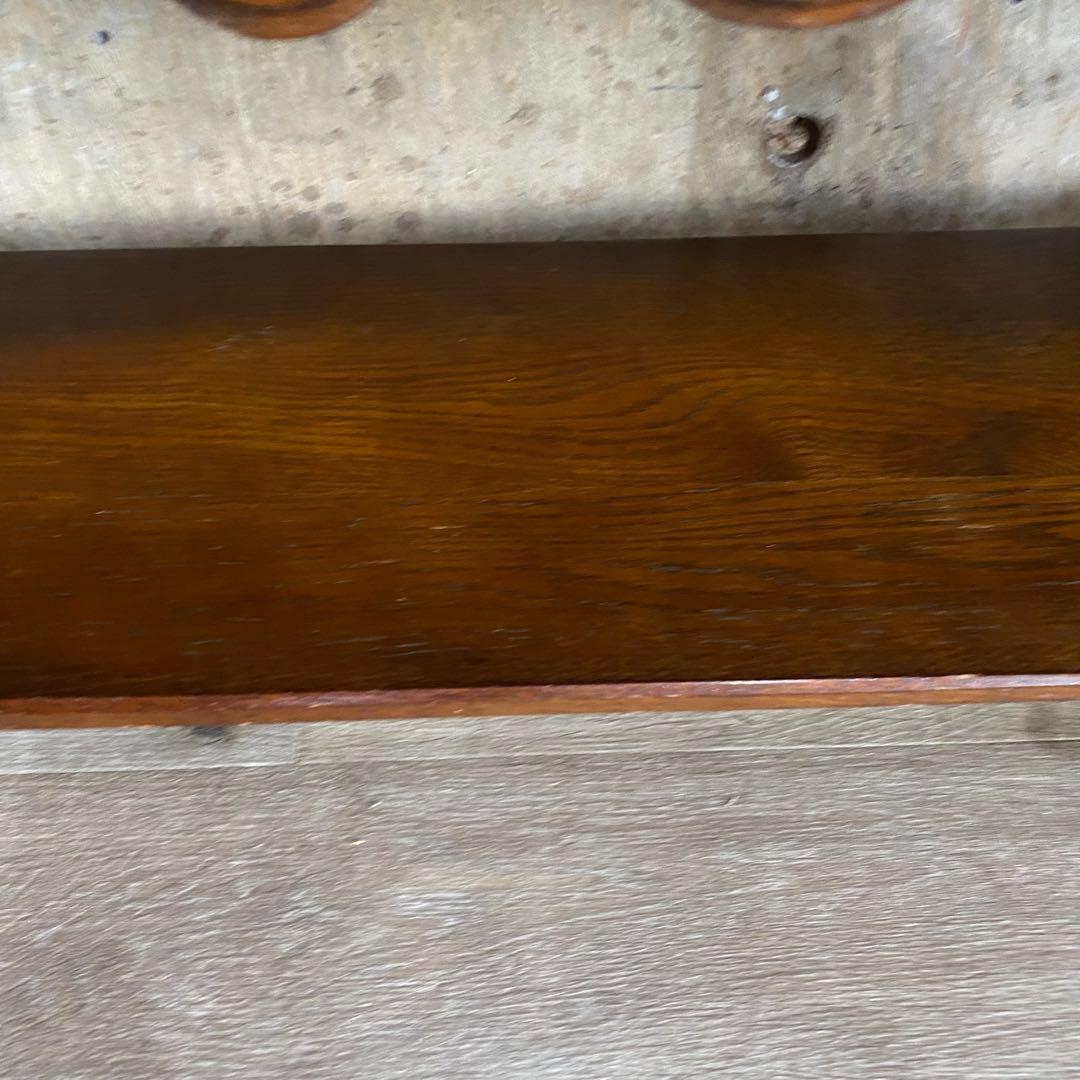 キツツキ　飛騨産業 センターテーブル　ガラス天板付き