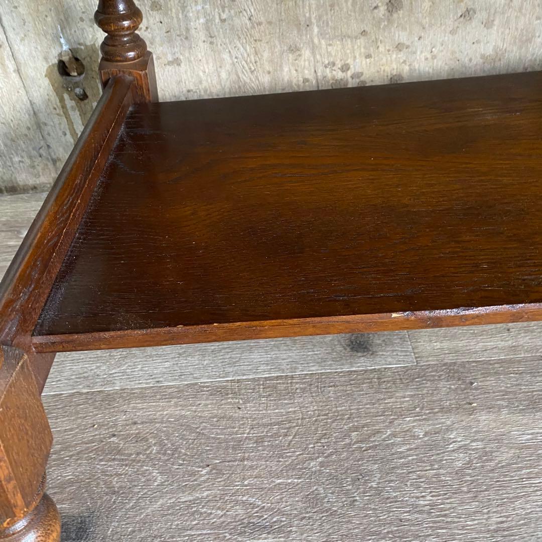 キツツキ　飛騨産業 センターテーブル　ガラス天板付き