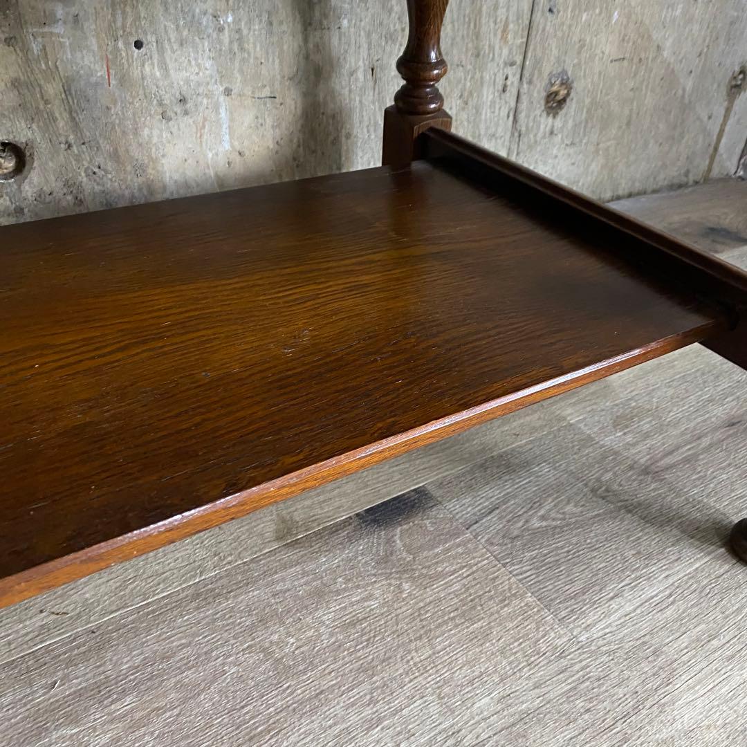 キツツキ　飛騨産業 センターテーブル　ガラス天板付き