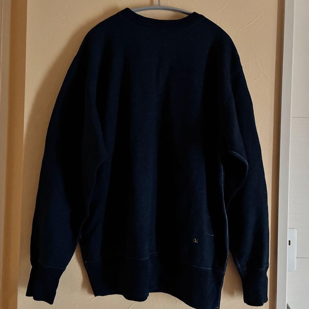 45R★裏毛のトレーナー インディゴ