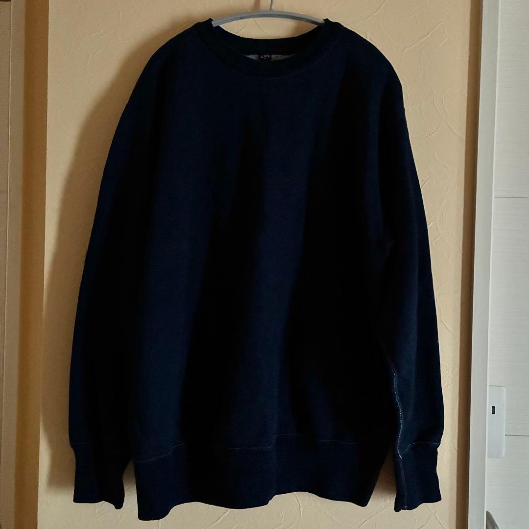 45R★裏毛のトレーナー インディゴ