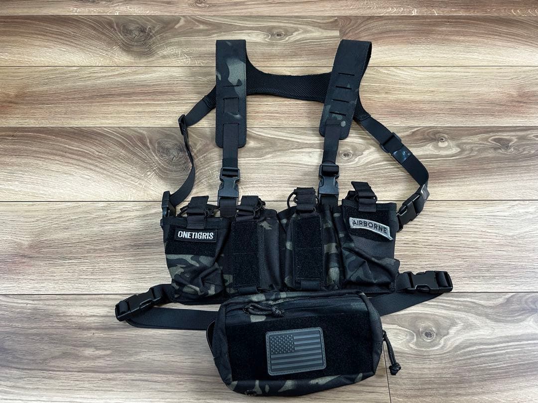 お盆休み限定大幅値下げ！サバゲーフル装備セット　ブラックマルチカム