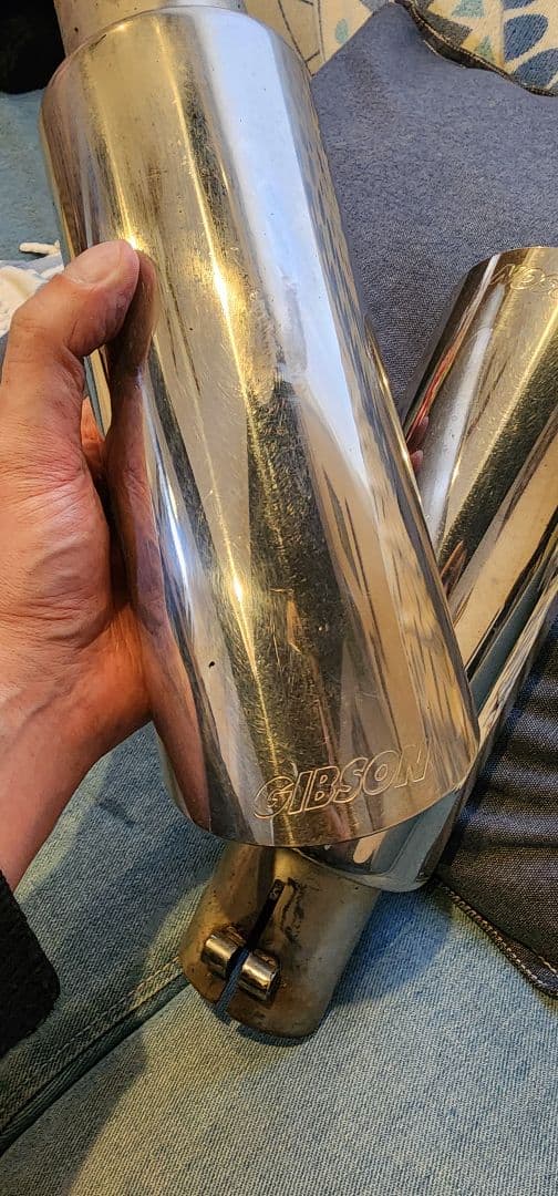 07 silverado GIBSON ステンレス ダブル出しマフラー