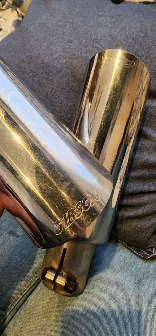 07 silverado GIBSON ステンレス ダブル出しマフラー