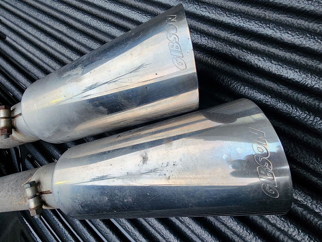 07 silverado GIBSON ステンレス ダブル出しマフラー