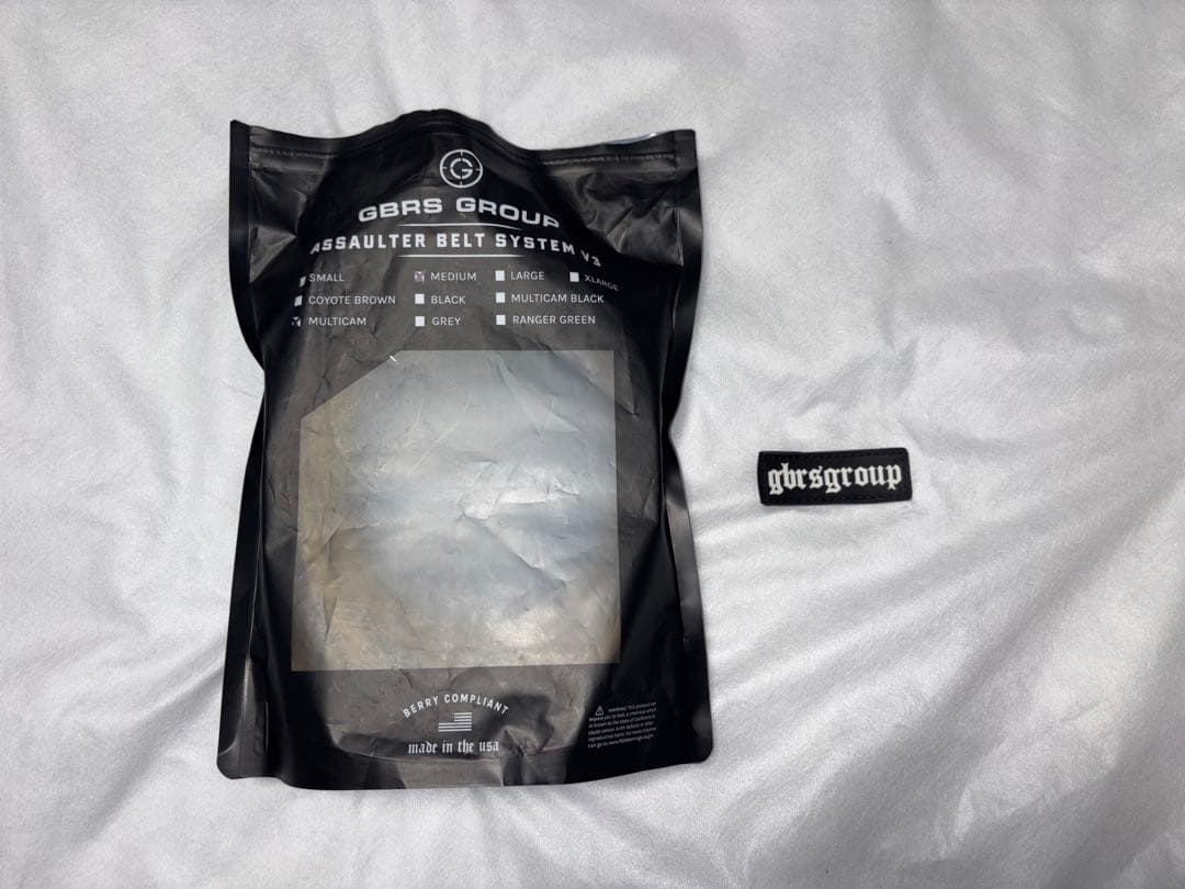 個人装備 GBRS Group Assaulter Belt System V3