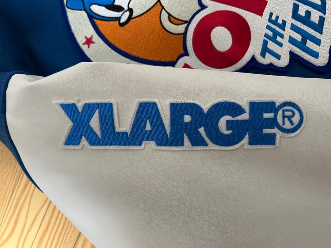 希少 XLARGE SONIC コラボ スタジャVARSITYJACKET XL
