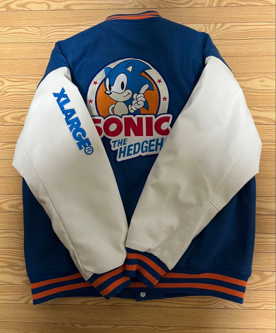 希少 XLARGE SONIC コラボ スタジャVARSITYJACKET XL
