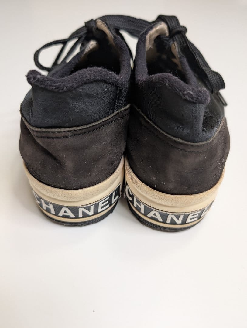 tmk826　CHANEL（シャネル）ココマーク スエード スニーカー