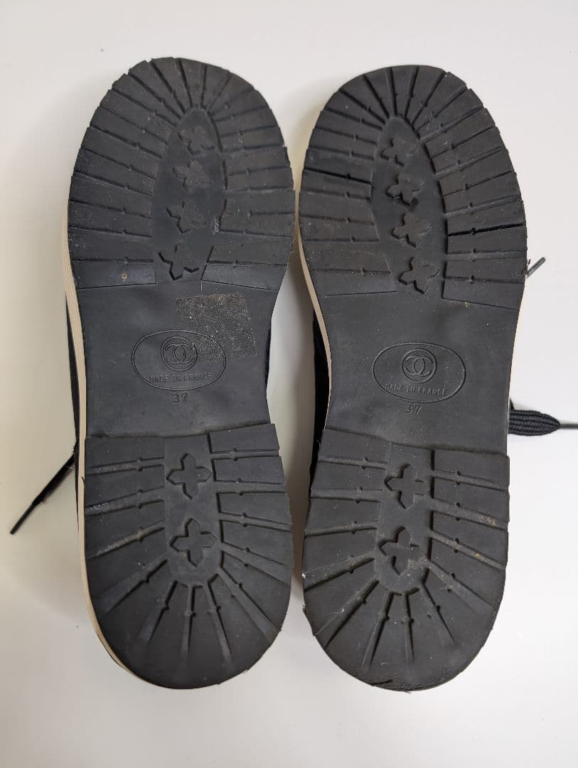 tmk826　CHANEL（シャネル）ココマーク スエード スニーカー