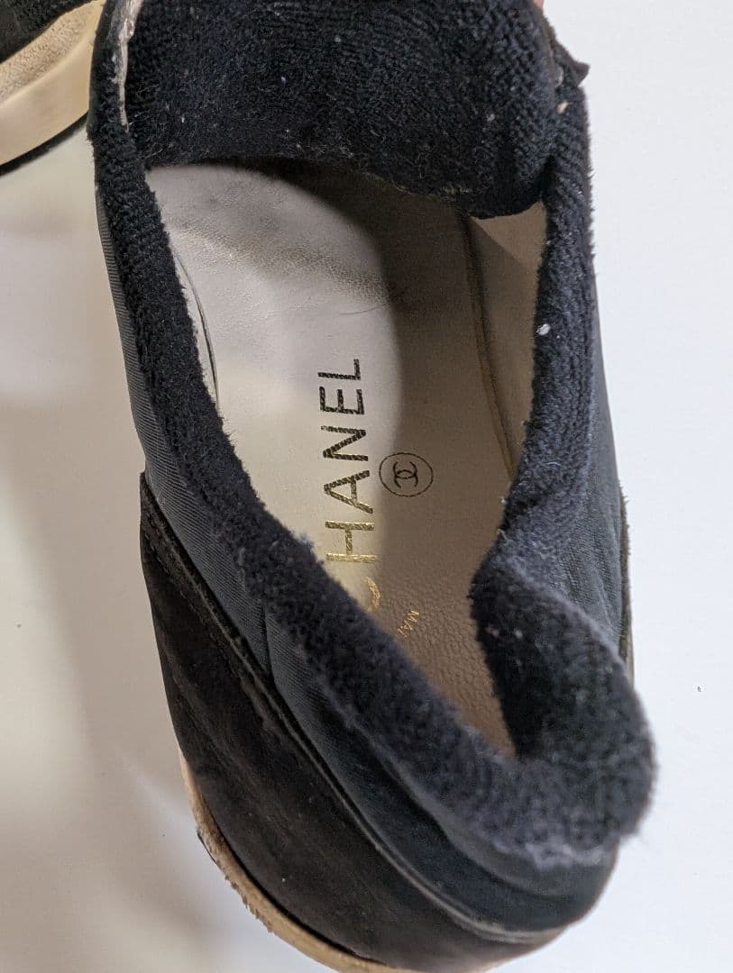 tmk826　CHANEL（シャネル）ココマーク スエード スニーカー