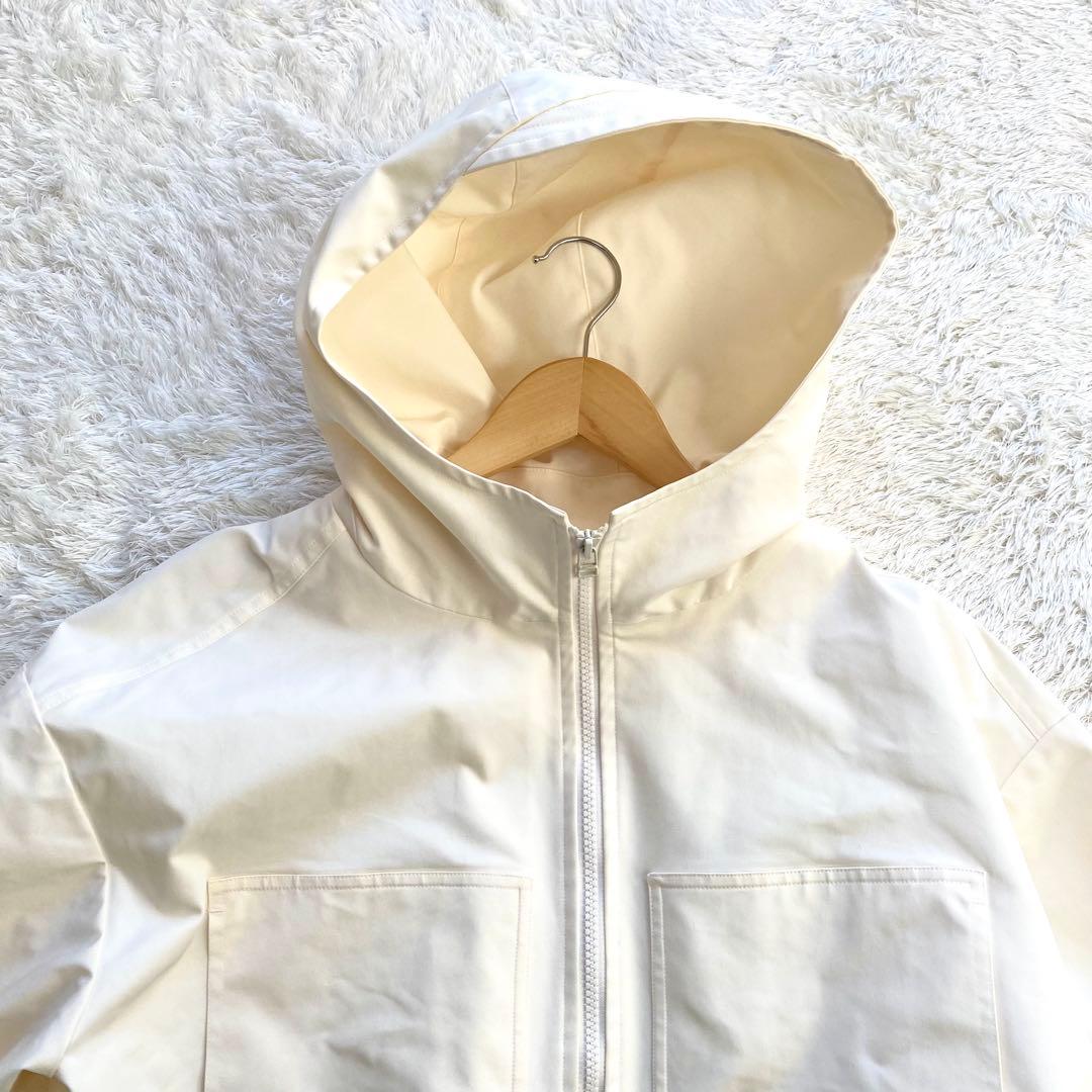 24SS 極美品　yori 撥水ハードブルゾン　Mサイズ　アイボリー