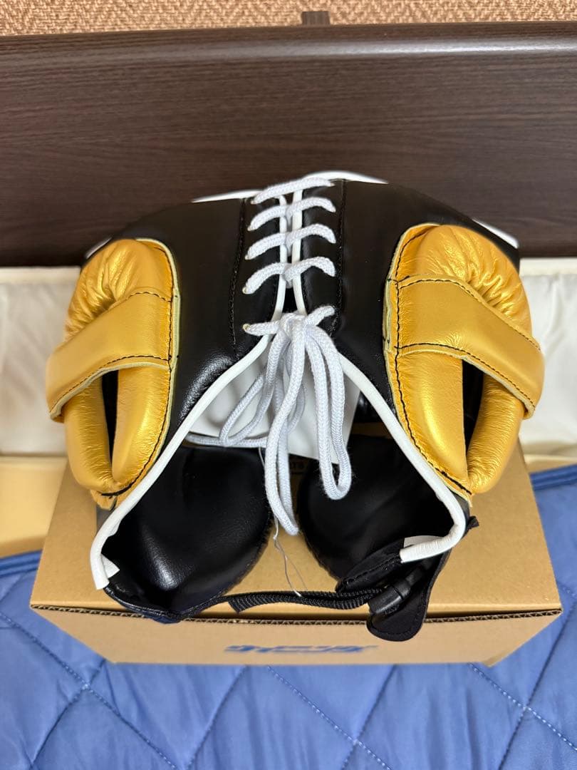 ウイニング winning ヘッドギア 黒／金 Lサイズ